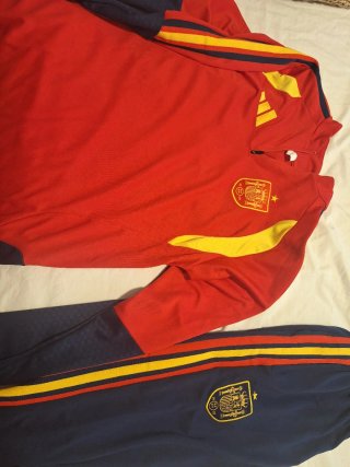 Chándal Adidas España Rojo y Amarillo