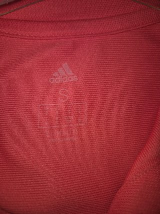Polo Real Madrid Adidas Niño Rojo