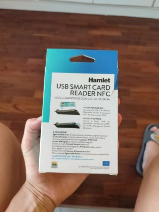 Lettore Smart Card USB Hamlet NFC