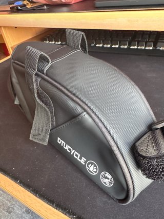 Bolsa de sillín para bicicleta