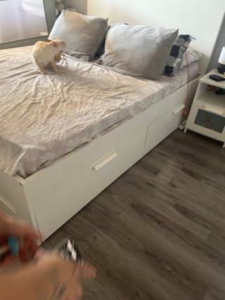 Estructura de cama con cajones