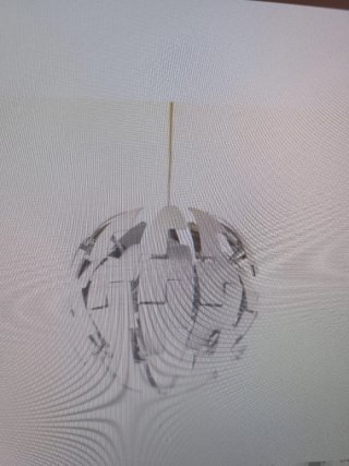 Lámpara de techo IKEA blanca