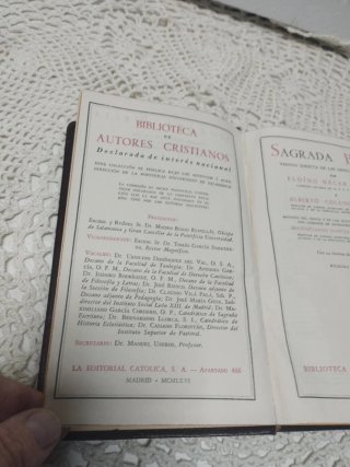 Sagrada Biblia nácar Colunga