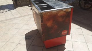 Nevera Botellero Coca-Cola Roja