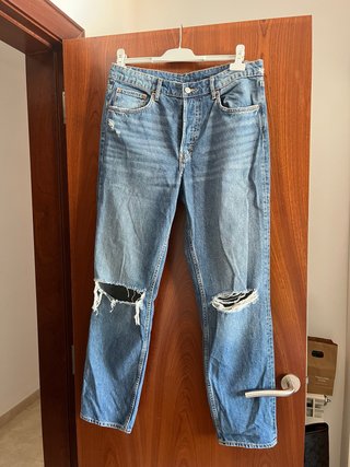 Pantalones vaqueros rotos azules
