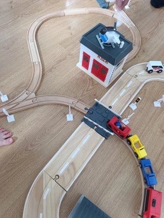 2 sets de trenes combinables