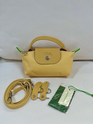 Bolso Longchamp Mini Amarillo Limón