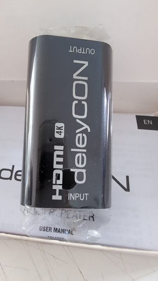 deleyCON 4K HDMI 2.0 Repeater Amplificatore di Seg