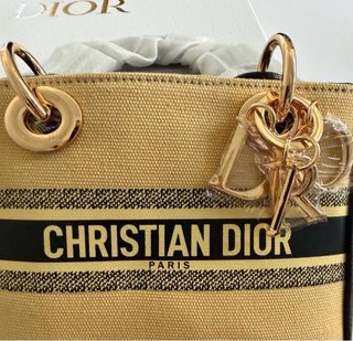 Neceser Dior Negro y Amarillo