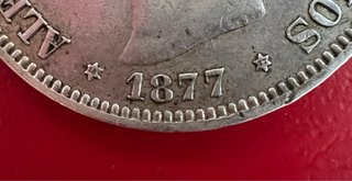 5 Pesetas Plata Alfonso XII 1877