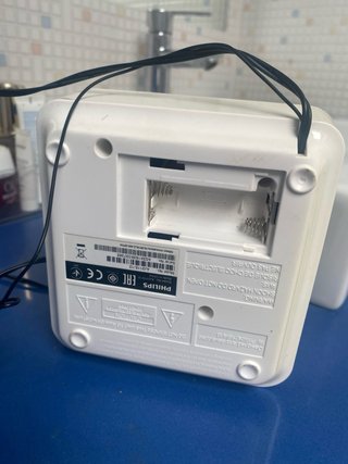 Radio Reloj Despertador Philips Corriente y pilas