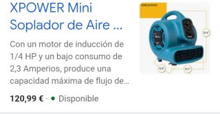 Mini Mighty Centrifugal Air Mover