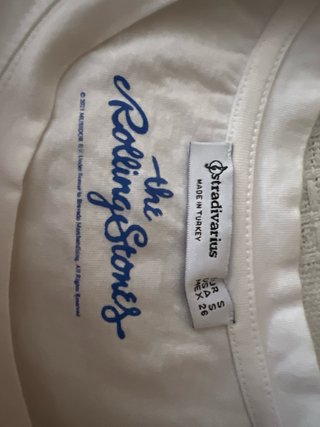Camiseta Rolling Stones Talla Única Stradivarius