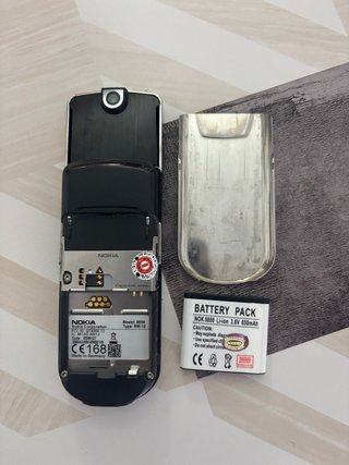 Nokia 8800 Plata Negro