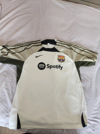 Conjunto Chandal FC Barcelona Nike Verde y Blanco
