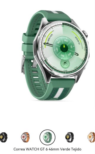 Reloj Huawei Watch GT 6 46mm Verde Tejido