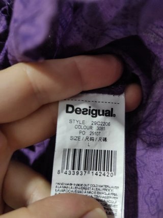 Blusa Desigual Morada mariposas