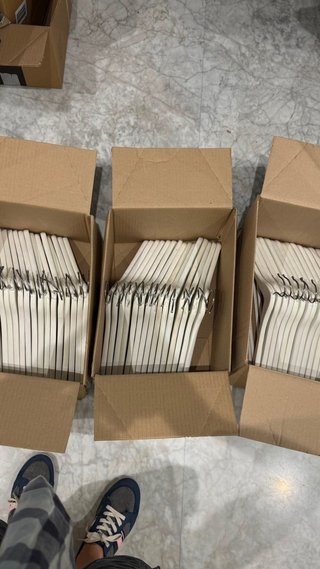 Pack 15 Perchas Madera Blancas IKEA