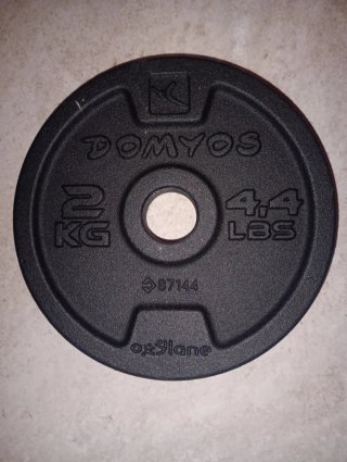 Disco de pesa DOMYOS 2 Kilos