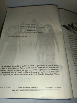 La vita di Gesù Caius Tosi anno 1950