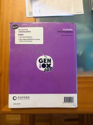 Filosofía 1º Bachillerato Oxford