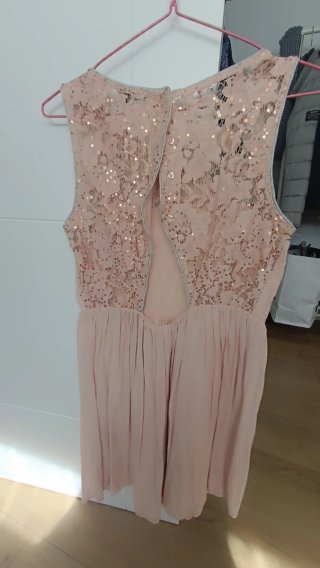 Vestido Suncoo Rosa con Lentejuelas