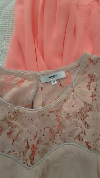 Vestido Suncoo Rosa con Lentejuelas