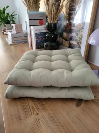 Cojines H&M HOME verdes (2 unidades) 38x38cm