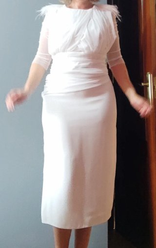 Vestido de Novia Blanco elegante