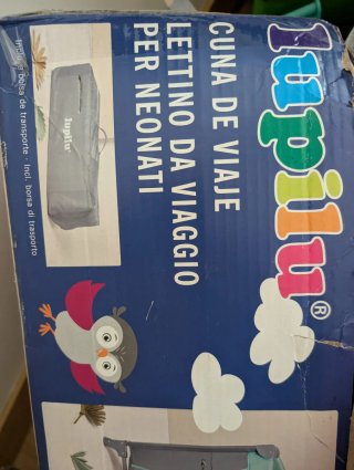 Cuna de viaje plegable