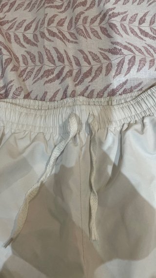 Pantalón corto blanco Lacoste