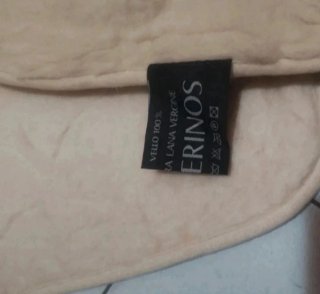 2 Copricuscini Lana Merino Beige