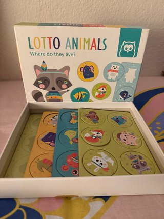 Lotto Animals Juego de Memoria Infantil