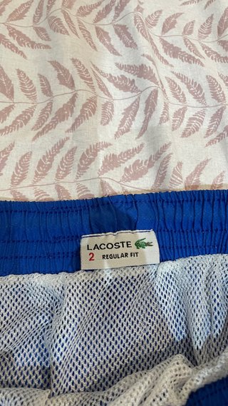 Pantalón corto Lacoste azul