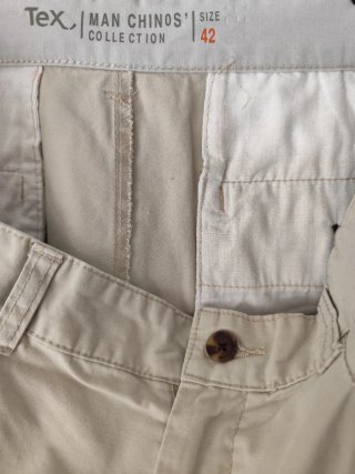 Pantalones cortos hombre beige