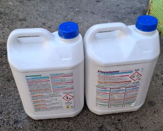 Productos Piscina Lista Floculante y Antialgas