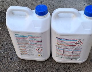 Productos Piscina Lista Floculante y Antialgas