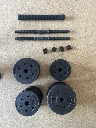 Kit Mancuernas Ajustables Pesas Gimnasio