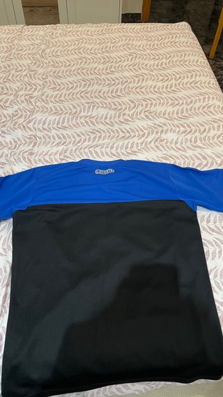 Camiseta Lacoste Azul y Negra Talla M