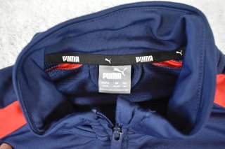 Chaqueta deportiva Puma azul y roja