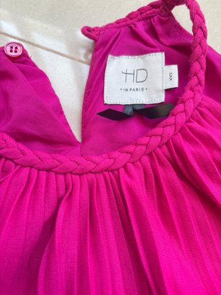 Vestido rosa talla XS nuevo
