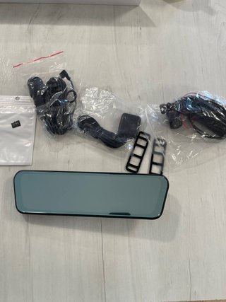 Inefala 4K WiFi Dashcam Espejo GPS
