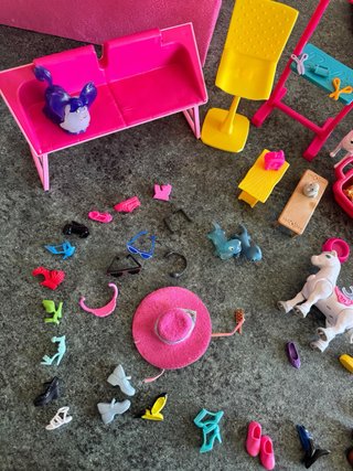Lotto Barbie e accessori