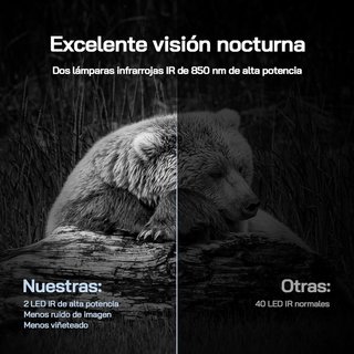 Cámara de caza solar Wi-Fi Bluetooth WOLFANG