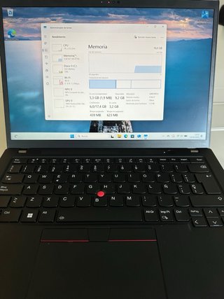 Portátil Lenovo T14 Negro