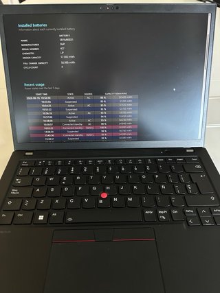 Portátil Lenovo T14 Negro