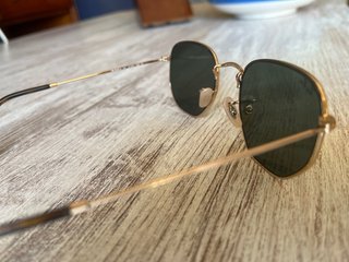 Gafas de Sol Ray-Ban Hexagonal Oro/Negro
