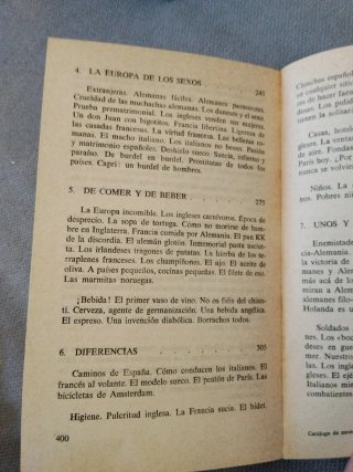 Catálogo de necedades que los europeos...