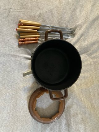 Set Fondue Hierro Made in France