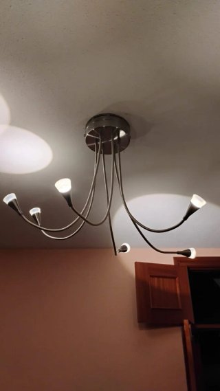 Lámpara de techo moderna 6 focos